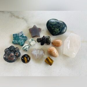 Crystals ✨ Heart, Elephant, Paw, Eggs, Cubes, Sphere, Stars!